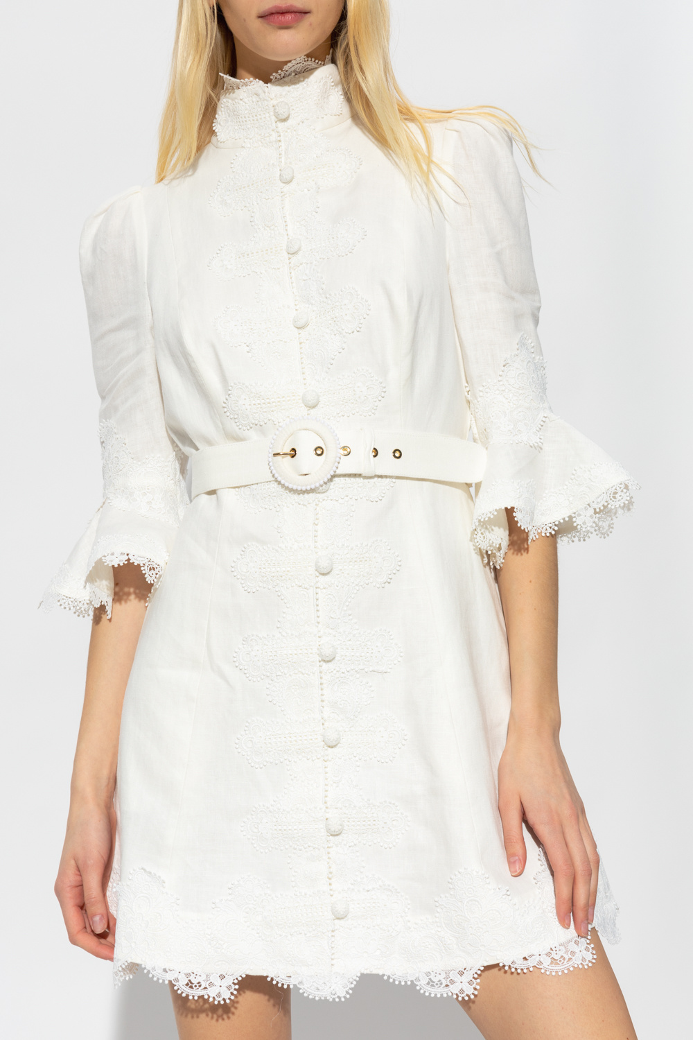 Zimmermann white hot sale linen dress